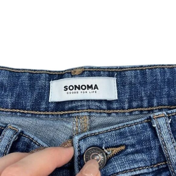 Sonoma Shorts High Rise Light Wash Estimated Women's Size 12 - Picture 3 of 8